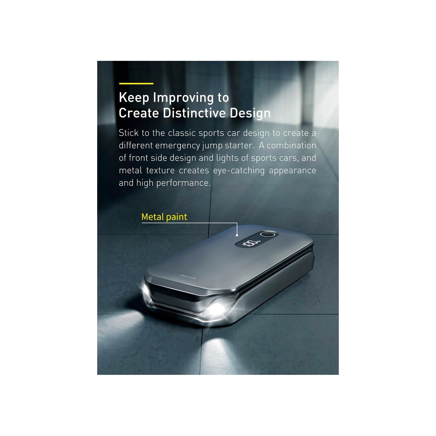 Baseus Car Jump Start Booster & Powerbank - V.2 - 12000mAh 1000A — Buy in Cyprus with Fast Delivery