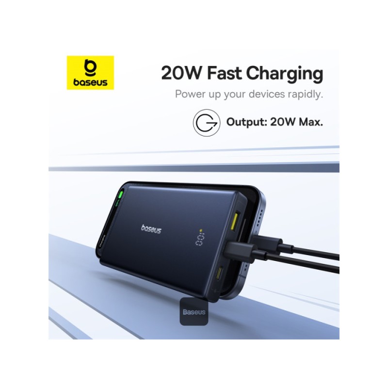 Buy Baseus Powerbank - PicoGo - 20W 10000mAh + Display in Cyprus, Nicosia, Limassol, Larnaka, Pafos