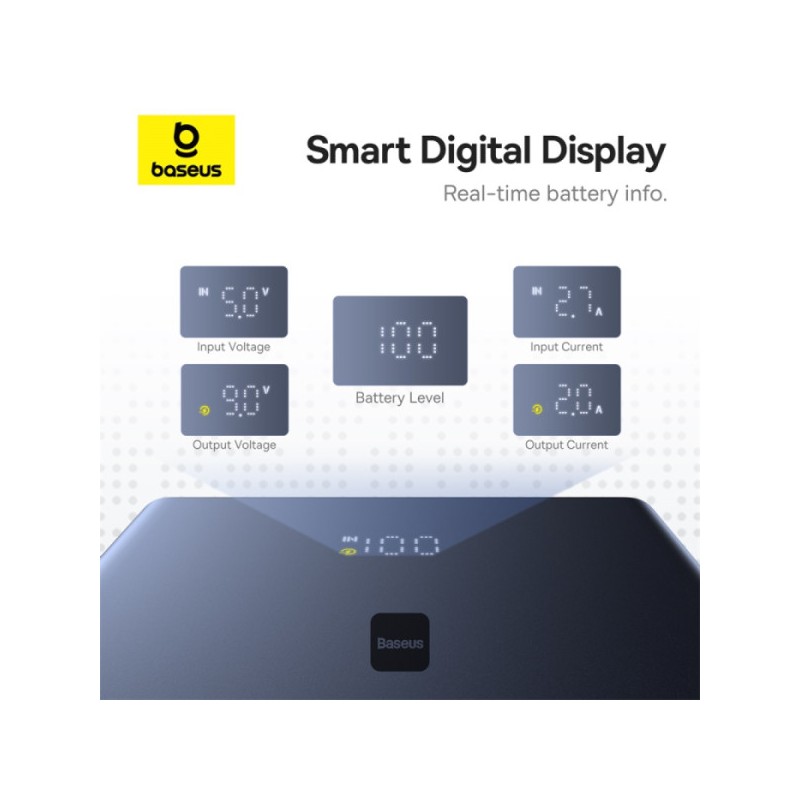 Buy Baseus Powerbank - PicoGo - 20W 10000mAh + Display in Cyprus, Nicosia, Limassol, Larnaka, Pafos