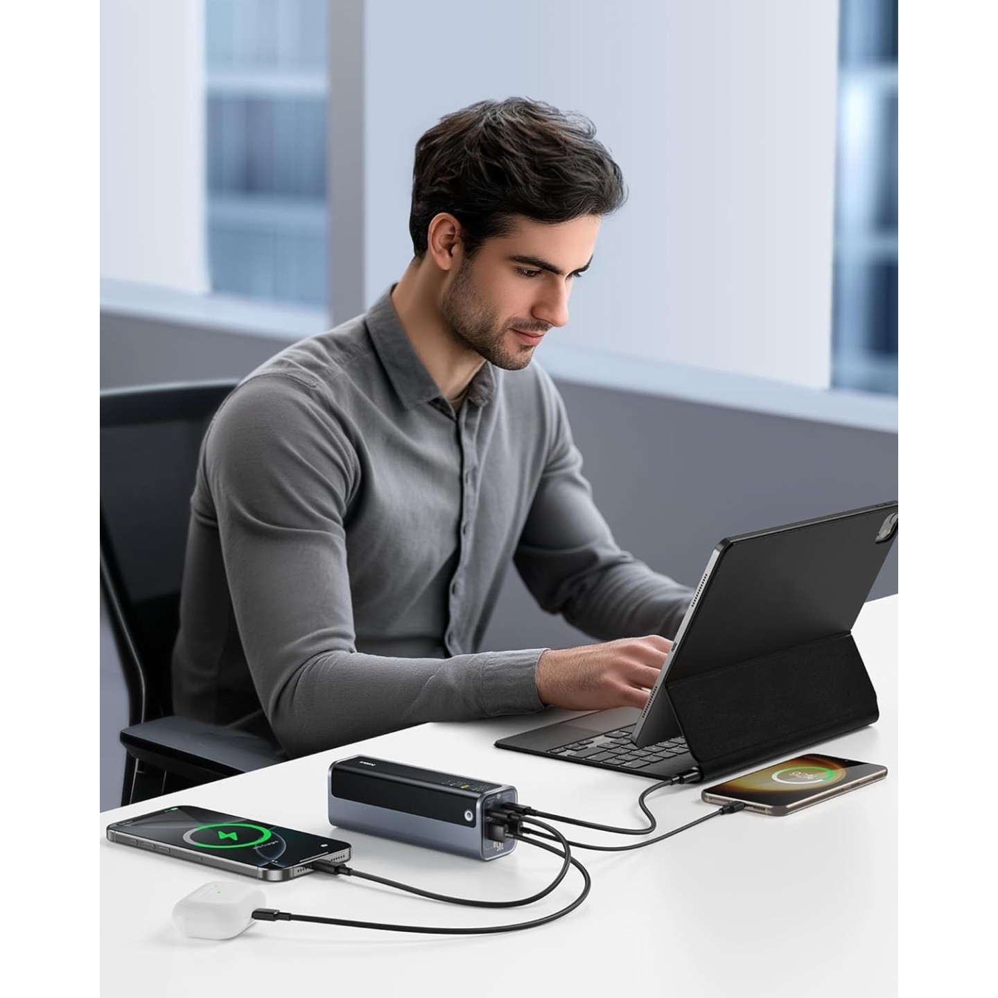 Baseus Powerbank - GP12 - 145W 20800mAh + Display EnerGeek — Buy in Cyprus with Fast Delivery