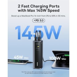 Buy Baseus Powerbank - GP12 - 145W 20800mAh + Display EnerGeek in Cyprus, Nicosia, Limassol, Larnaka, Pafos