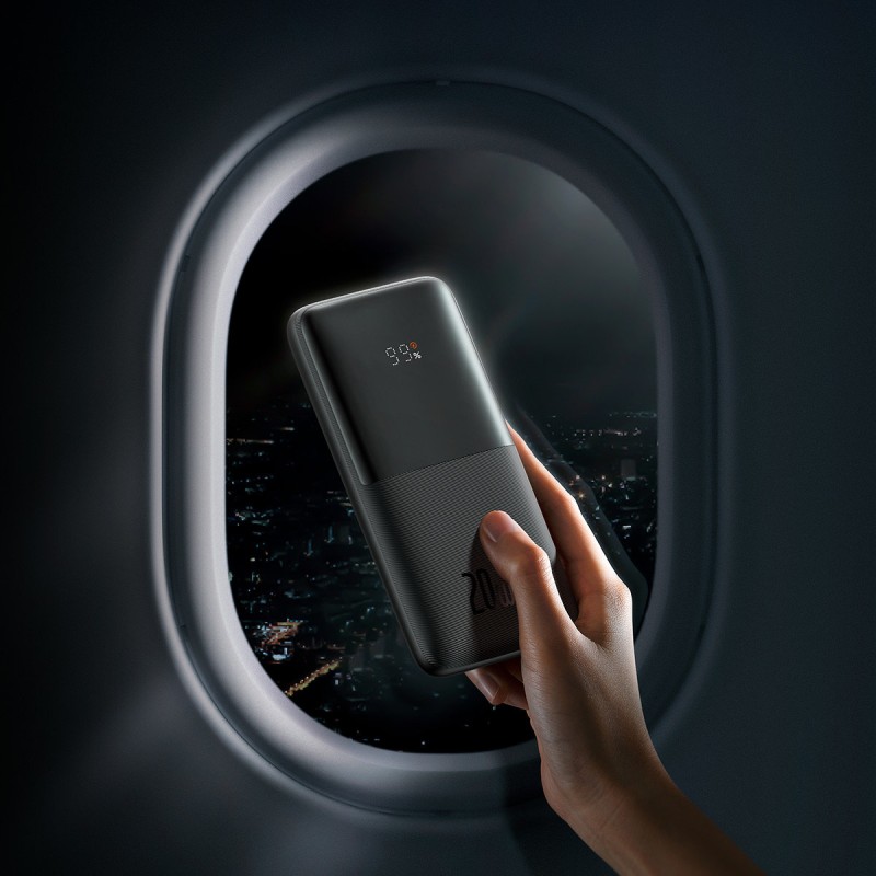 Buy Baseus Powerbank - Bipow Pro - 20W 10000mAh Display Black in Cyprus, Nicosia, Limassol, Larnaka, Pafos