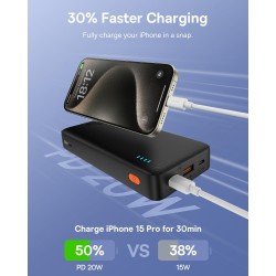 Buy Baseus Powerbank - Airpow - 20W 20000mAh Black in Cyprus, Nicosia, Limassol, Larnaka, Pafos