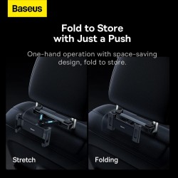 Buy Baseus Car Holder Backseat Car Mount for Tablet - JOYRIDE PRO - Backseat Car... in Cyprus, Nicosia, Limassol, Larnaka, Pafos