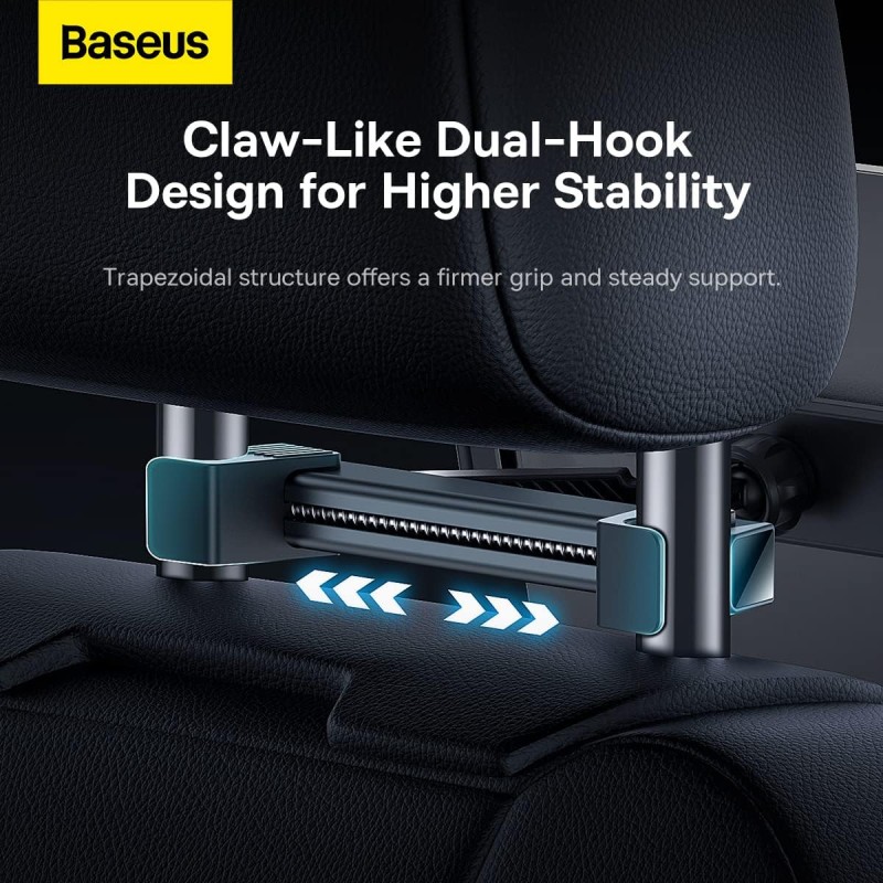Buy Baseus Car Holder Backseat Car Mount for Tablet - JOYRIDE PRO - Backseat Car... in Cyprus, Nicosia, Limassol, Larnaka, Pafos