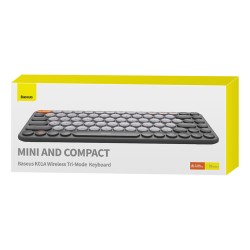Baseus K01A Wireless Tri-Mode Keyboard 84-Key Gray (Boxed) — Buy in Cyprus with Fast Delivery