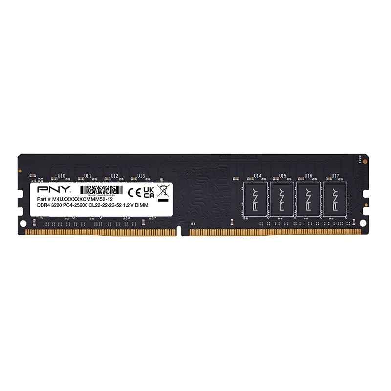 Buy PNY RAM DIMM DDR4 3200MHz CL22 16GB Desktop Memory - DIMM DDR4 3200MHz CL22 ... in Cyprus, Nicosia, Limassol, Larnaka, Pafos