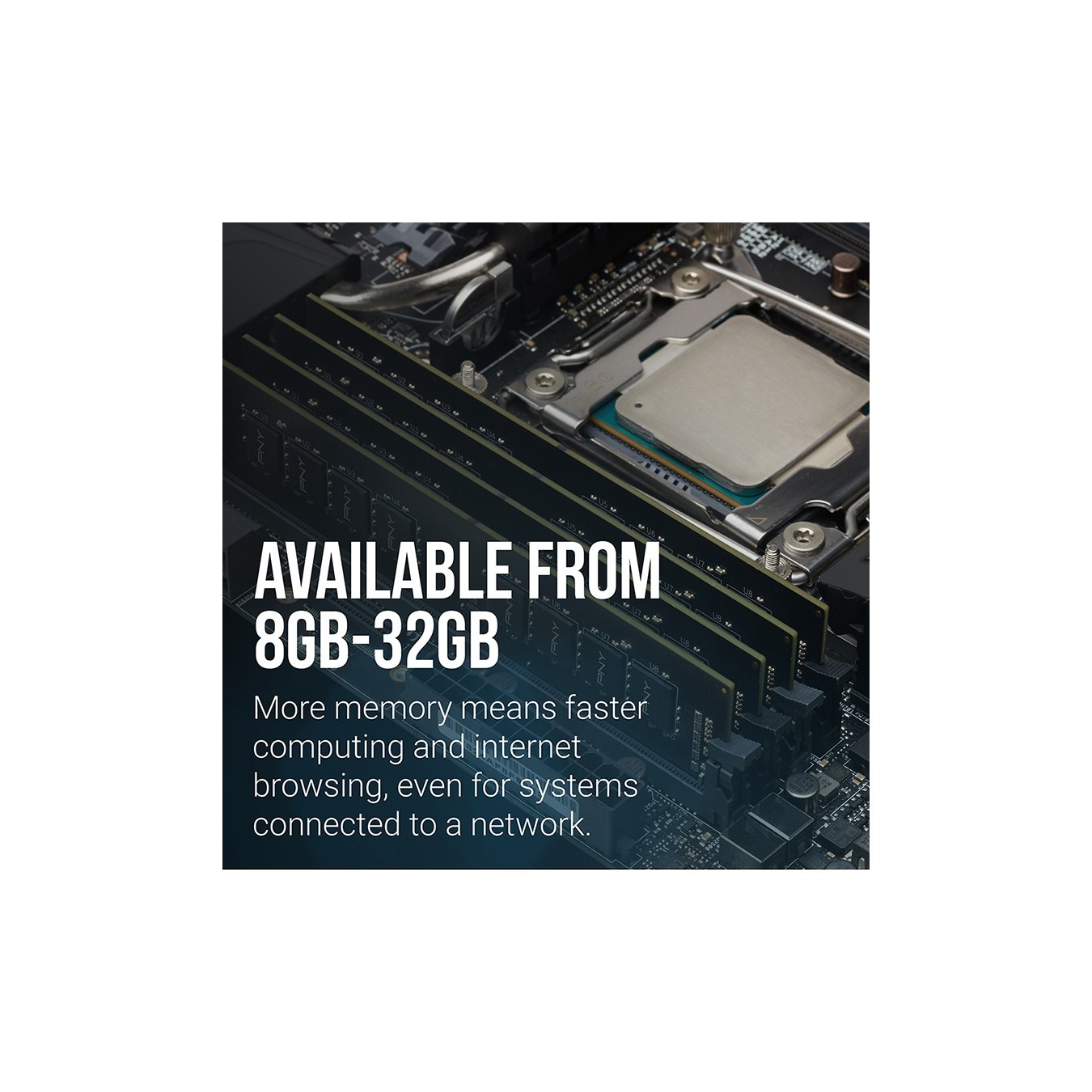 PNY RAM DIMM DDR4 3200MHz CL22 16GB Desktop Memory - DIMM DDR4 3200MHz CL22 16GB — Buy in Cyprus with Fast Delivery