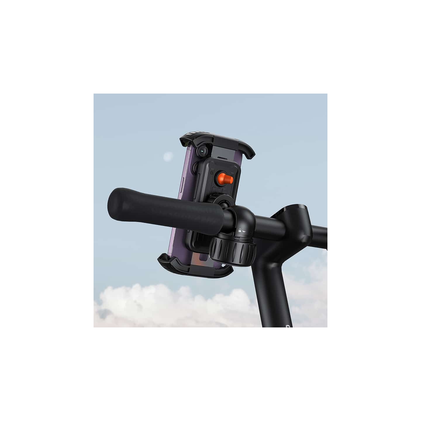 Baseus VA Motorcycle Bicycle Scooter Phone Holder - QUICKGO — Buy in Cyprus with Fast Delivery