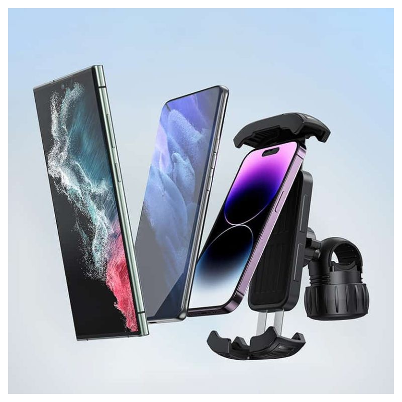 Buy Baseus VA Motorcycle Bicycle Scooter Phone Holder - QUICKGO in Cyprus, Nicosia, Limassol, Larnaka, Pafos