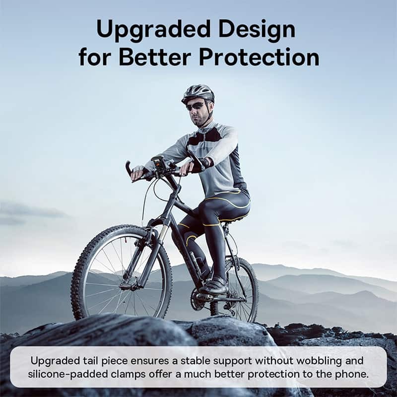 Buy Baseus VA Motorcycle Bicycle Scooter Phone Holder - QUICKGO in Cyprus, Nicosia, Limassol, Larnaka, Pafos