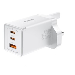 Buy Baseus Charger Wall 65W USB-Cx2 USB-A UK+100W USB-C Cable White - 65W, USB-C... in Cyprus, Nicosia, Limassol, Larnaka, Pafos