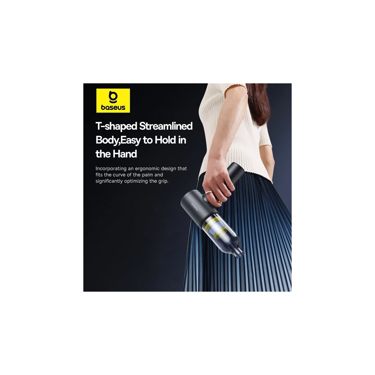 Baseus VA Vacuum Cleaner Car - 5000pa Black — Buy in Cyprus with Fast Delivery