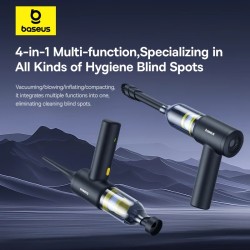 Buy Baseus VA Vacuum Cleaner Car - 5000pa Black in Cyprus, Nicosia, Limassol, Larnaka, Pafos