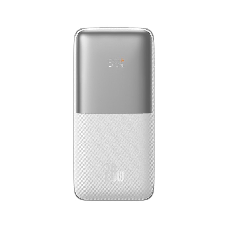 Buy Baseus Powerbank - 20W 10000mAh - Display Bipow Pro White in Cyprus, Nicosia, Limassol, Larnaka, Pafos