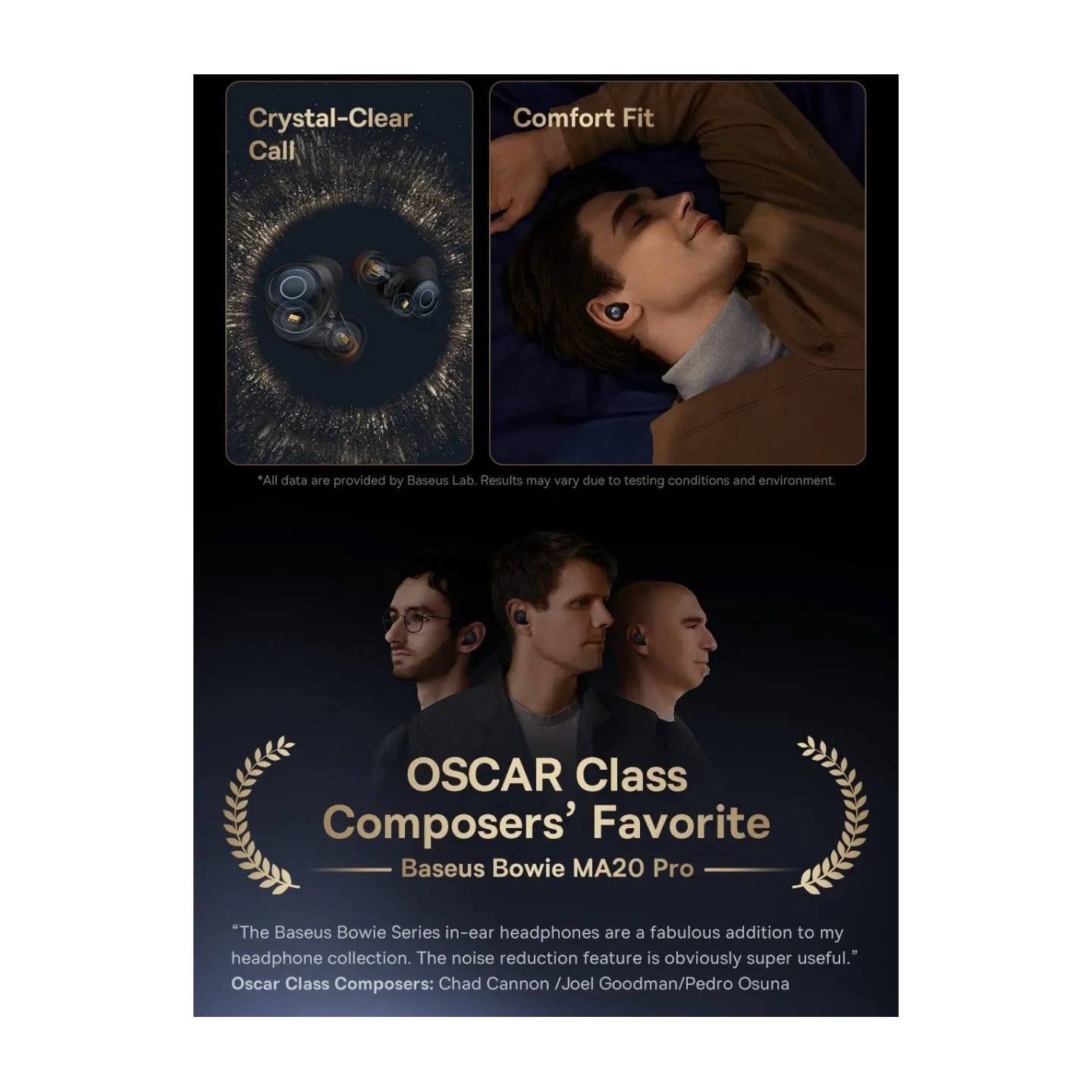 Baseus Headphones In Ear Beans TWS - MA20 Pro - Black — Buy in Cyprus with Fast Delivery