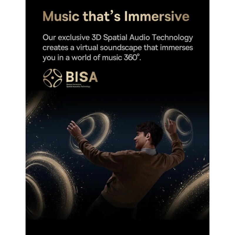 Buy Baseus Headphones In Ear Beans TWS - MA20 Pro - Black in Cyprus, Nicosia, Limassol, Larnaka, Pafos