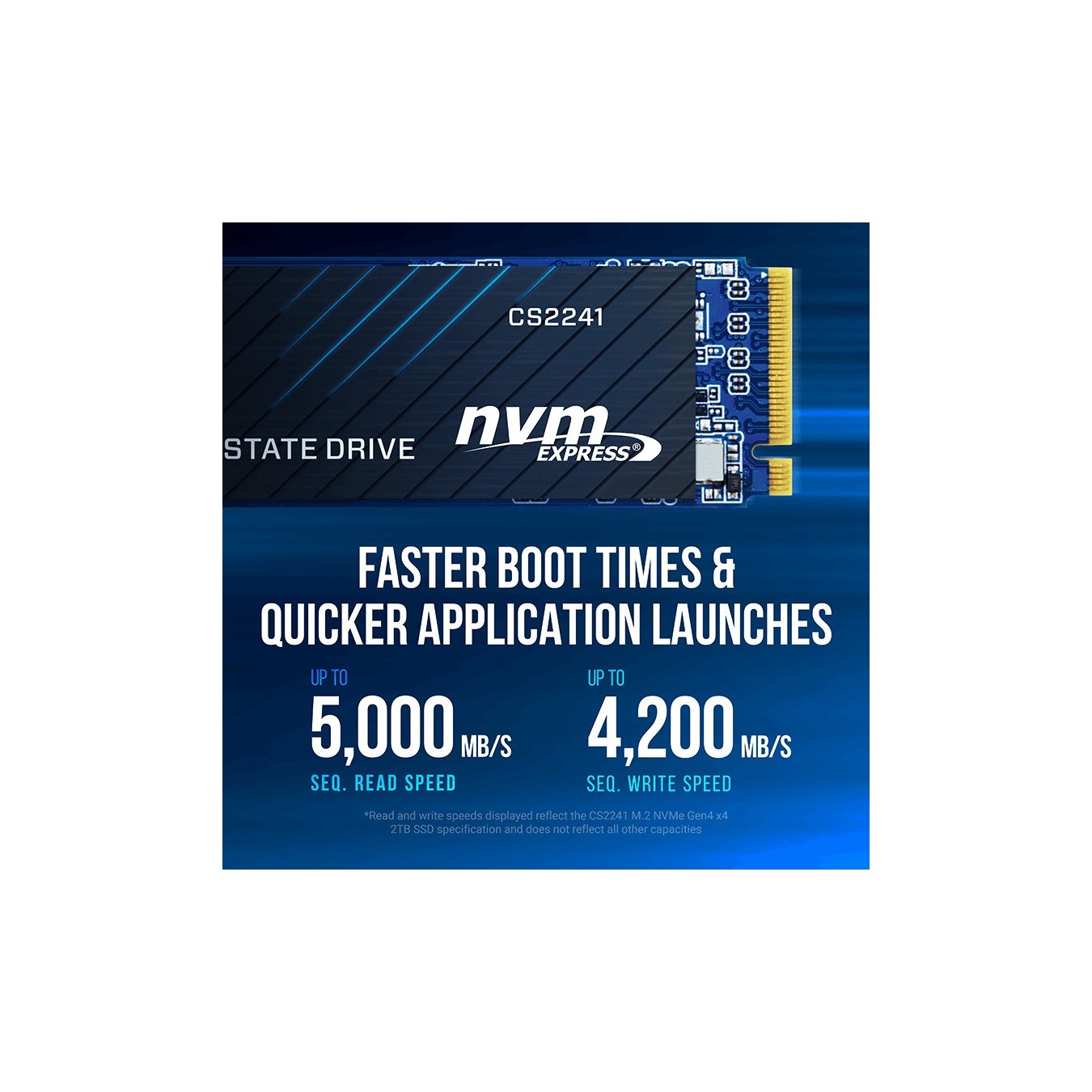 PNY CS2241 500GB M.2 NVMe SSD – PCIe Gen4 4,700 MB/s | Armenius Store