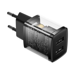 Buy Baseus Charger Wall - 10.5W, 2xUSB-A, EU, Black in Cyprus, Nicosia, Limassol, Larnaka, Pafos