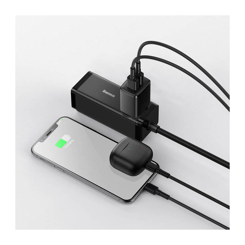 Buy Baseus Charger Wall - 10.5W, 2xUSB-A, EU, Black in Cyprus, Nicosia, Limassol, Larnaka, Pafos