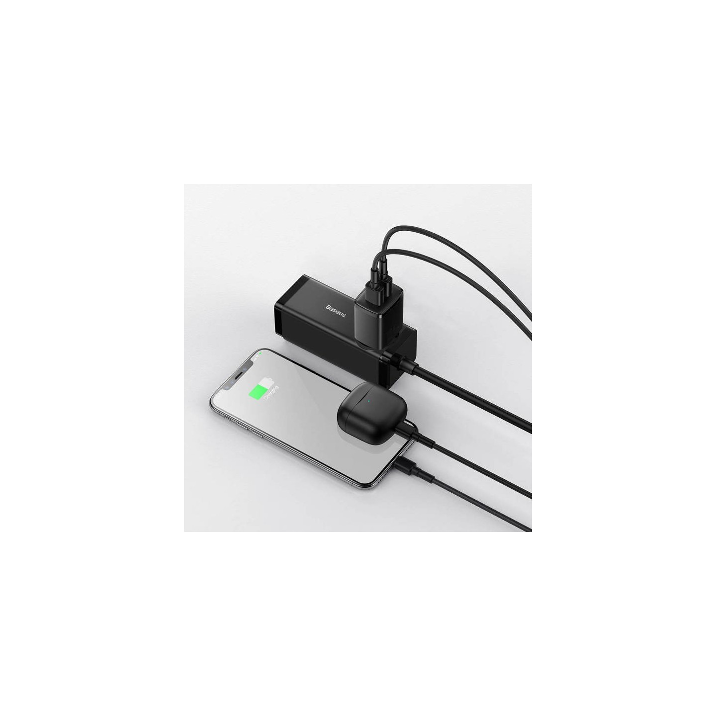 Baseus Charger Wall - 10.5W, 2xUSB-A, EU, Black — Buy in Cyprus with Fast Delivery