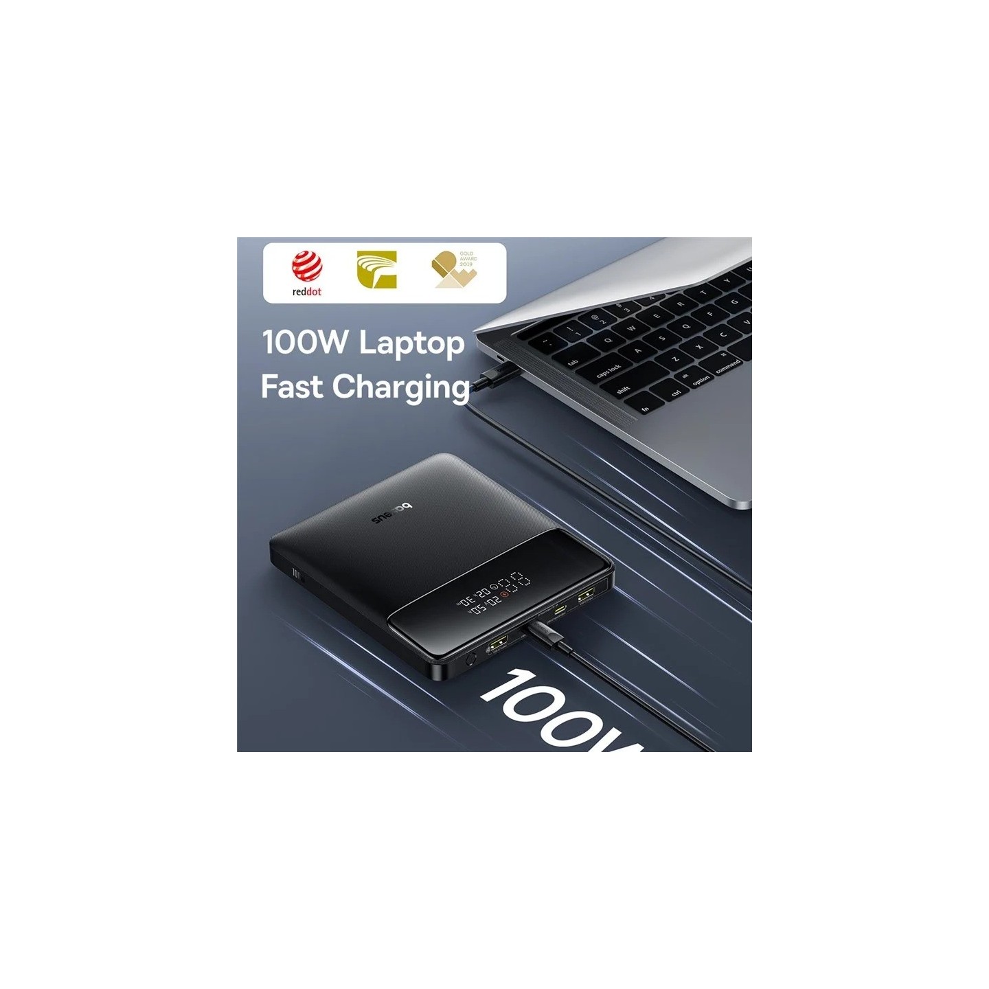 Baseus Powerbank 100W 20000mAh Display - BLADE H1 Lite - Black — Buy in Cyprus with Fast Delivery