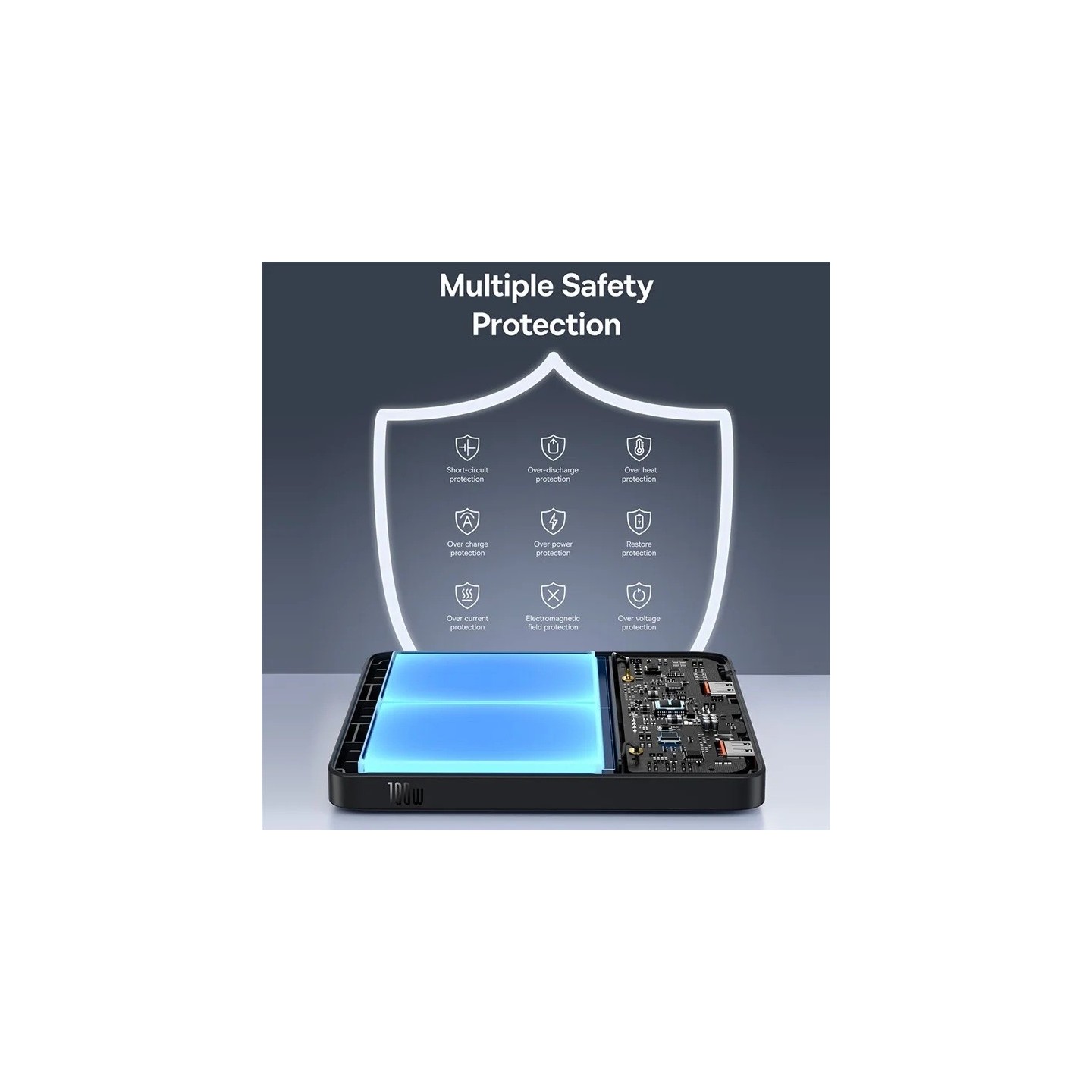 Baseus Powerbank 100W 20000mAh Display - BLADE H1 Lite - Black — Buy in Cyprus with Fast Delivery