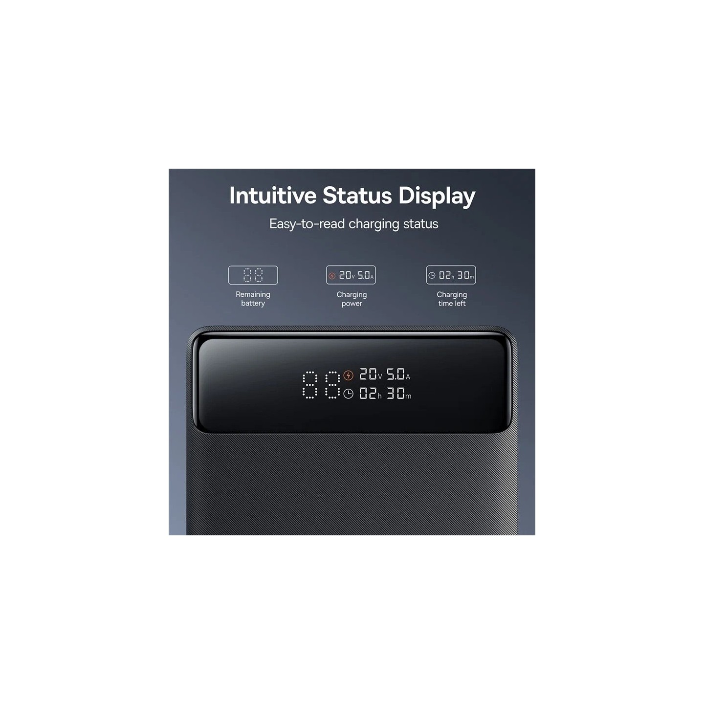 Baseus Powerbank 100W 20000mAh Display - BLADE H1 Lite - Black — Buy in Cyprus with Fast Delivery