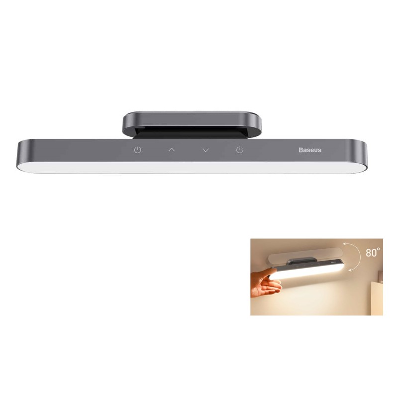 Buy Baseus Magnetic Rechargeable LED Lamp - DGXC-02 - Grey in Cyprus, Nicosia, Limassol, Larnaka, Pafos