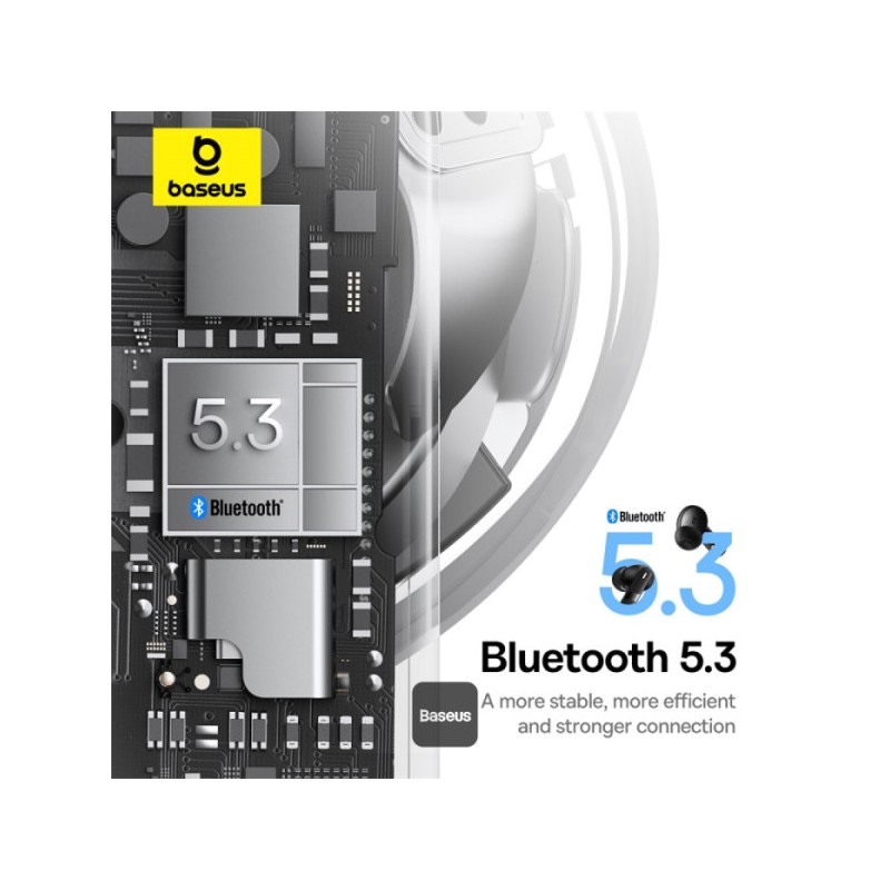 Buy Baseus Headphones In Ear TWS Bowie Black - E20 - Baseus Headphones In Ear TW... in Cyprus, Nicosia, Limassol, Larnaka, Pafos