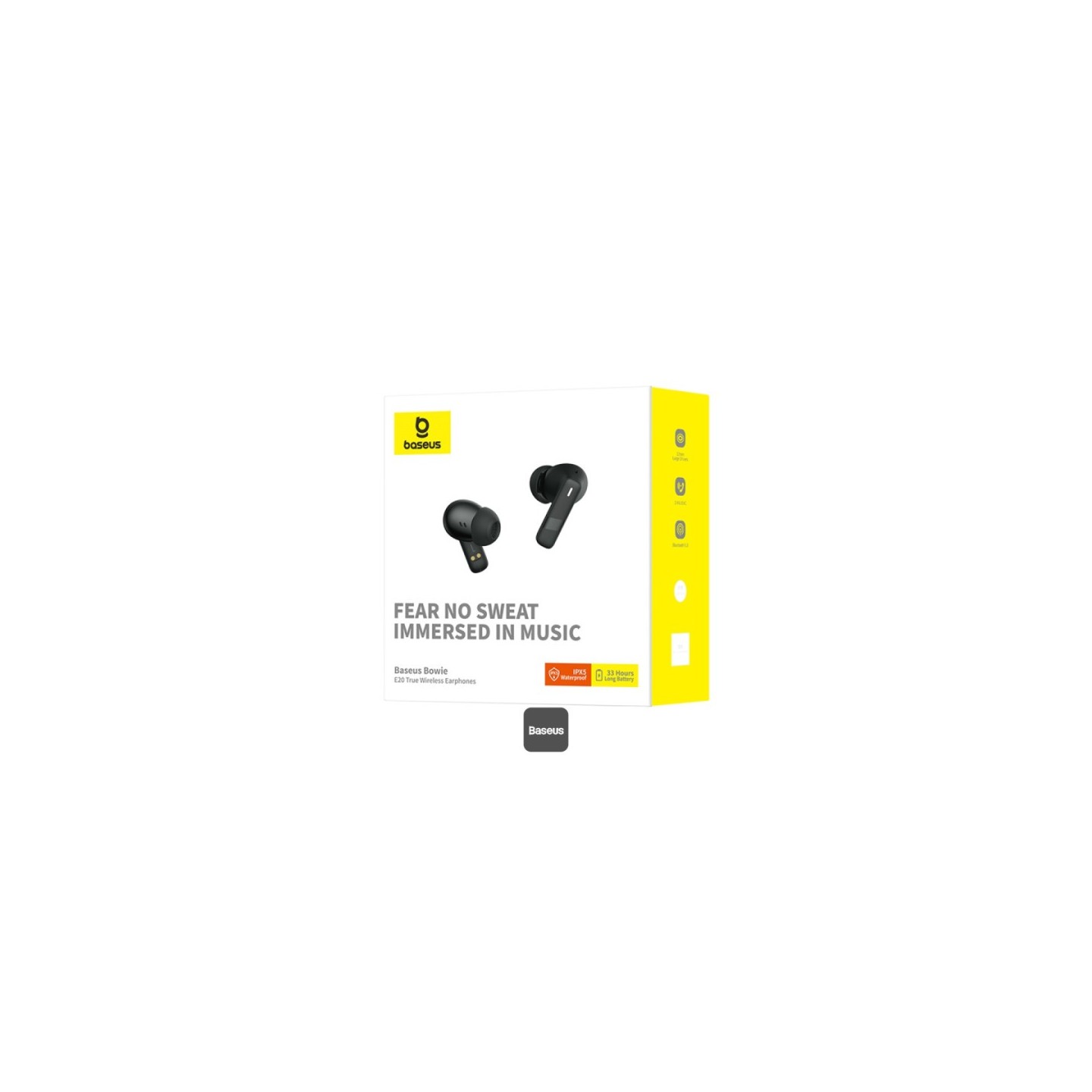 Baseus Headphones In Ear TWS Bowie Black - E20 - Baseus Headphones In Ear TWS Bowie Black — Buy in Cyprus with Fast Delivery