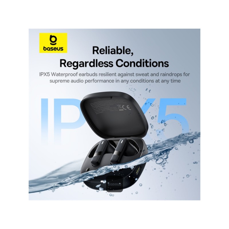 Buy Baseus Headphones In Ear TWS Bowie Black - E20 - Baseus Headphones In Ear TW... in Cyprus, Nicosia, Limassol, Larnaka, Pafos