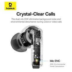 Buy Baseus Headphones In Ear TWS Bowie Black - E20 - Baseus Headphones In Ear TW... in Cyprus, Nicosia, Limassol, Larnaka, Pafos