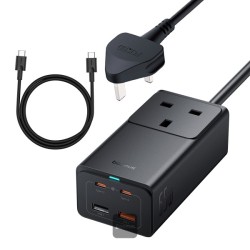 Buy Baseus Charger Desktop - GaN5 Pro - 65W UK in Cyprus, Nicosia, Limassol, Larnaka, Pafos