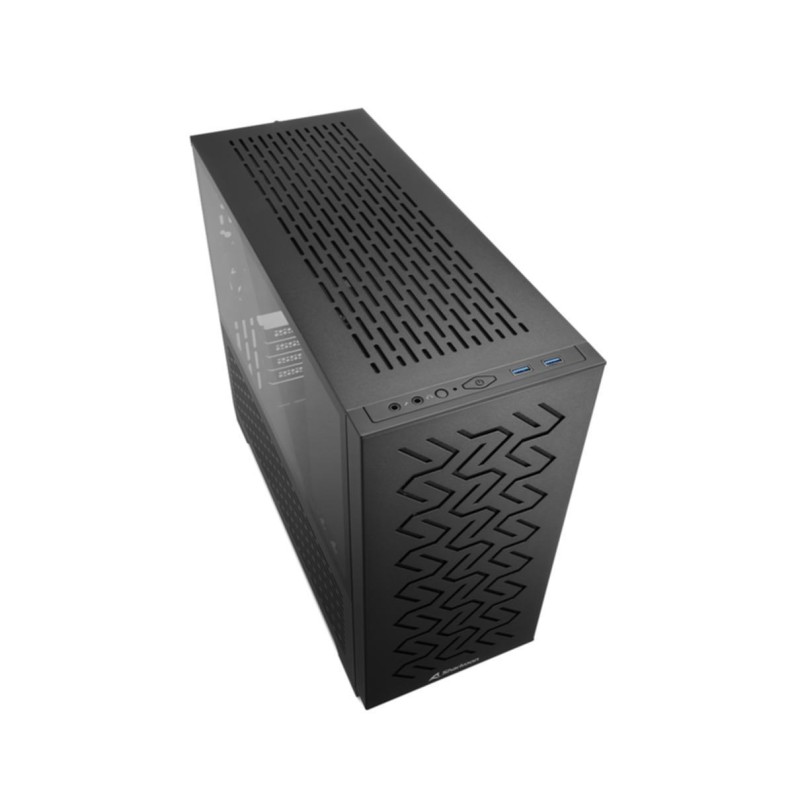 Buy Sharkoon MS-Z1000 - Micro-ATX Tower Case - Tempered Glass, Steel Z-Front (Bl... in Cyprus, Nicosia, Limassol, Larnaka, Pafos