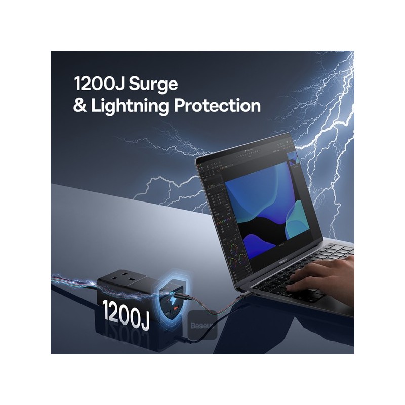 Buy Baseus Charger Desktop - GaN5 Pro - 65W UK in Cyprus, Nicosia, Limassol, Larnaka, Pafos