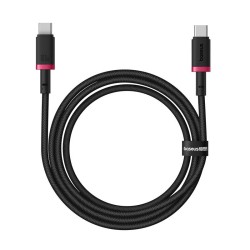 Buy Baseus Cable USB-C to USB-C Dura Braided - 1.0m 100W Black+Red in Cyprus, Nicosia, Limassol, Larnaka, Pafos