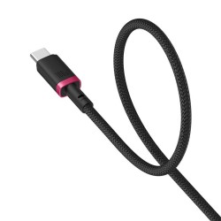 Baseus Dura USB-C to USB-C Cable 1.0m 100W Nylon Braided Black+Red (Boxed) — Buy in Cyprus with Fast Delivery