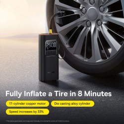 Buy Baseus Car Inflator Pump - Wireless SUPER MINI PRO in Cyprus, Nicosia, Limassol, Larnaka, Pafos