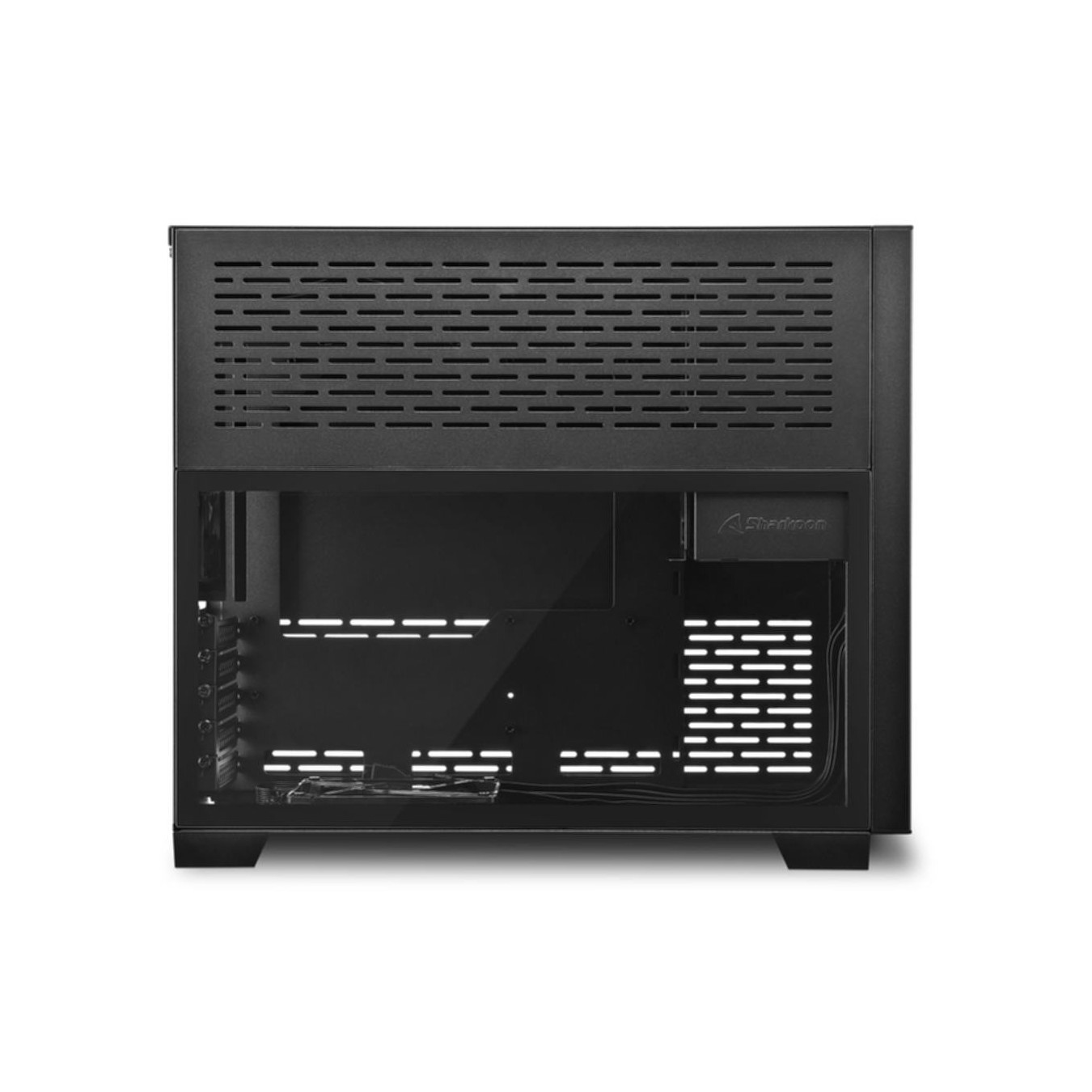Sharkoon MS-Z1000 - Micro-ATX Tower Case - Tempered Glass, Steel Z-Front (Black) — Buy in Cyprus with Fast Delivery