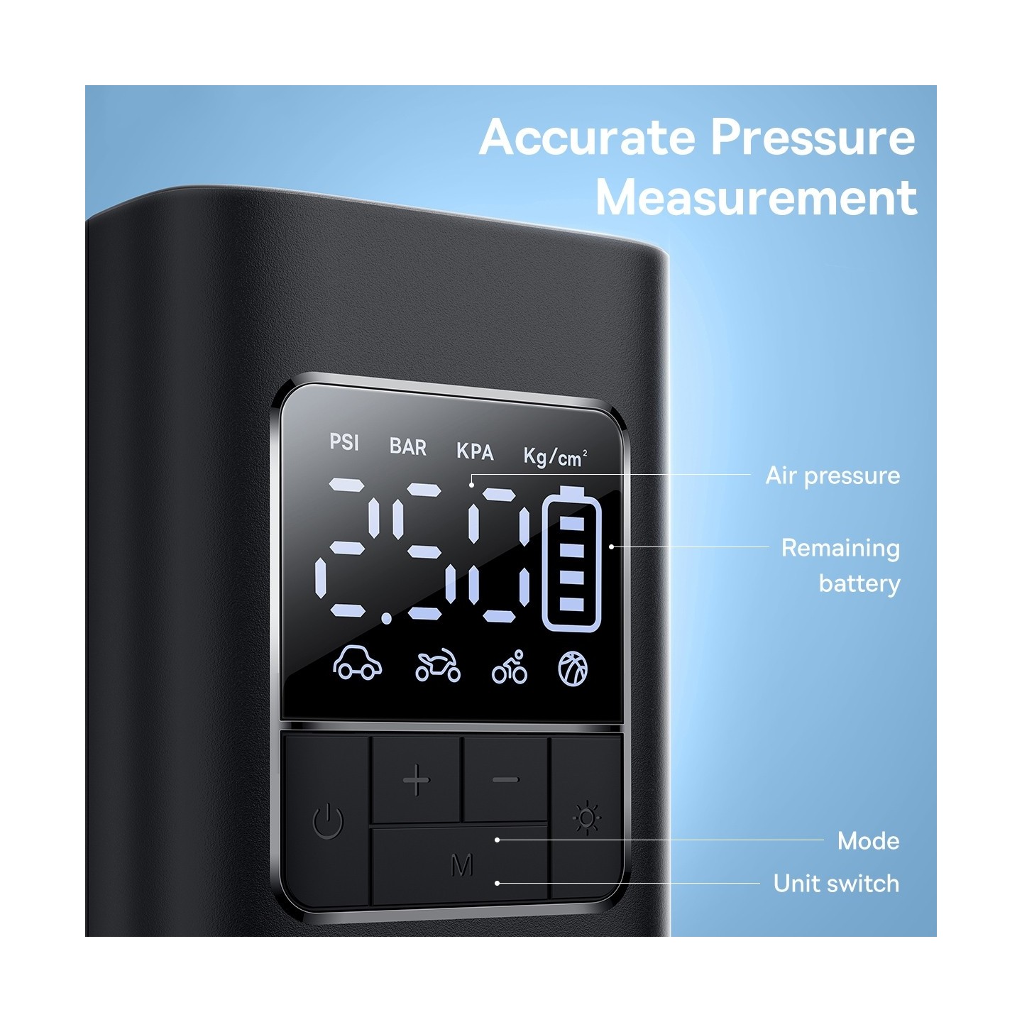 Baseus Car Inflator Pump - Wireless SUPER MINI PRO — Buy in Cyprus with Fast Delivery