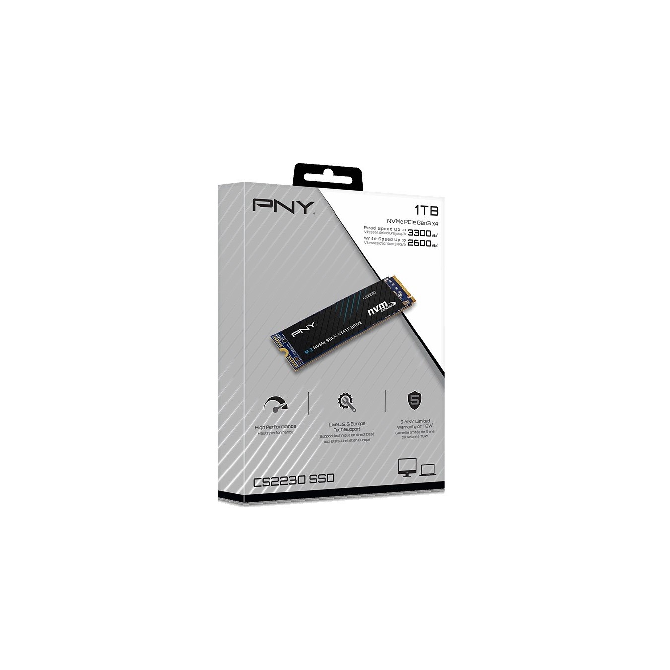 PNY SSD - CS2230 - M.2 NVMe PCIe Gen3 1TB — Buy in Cyprus with Fast Delivery