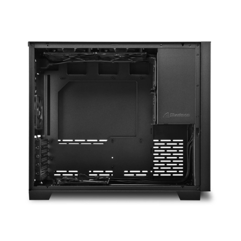 Buy Sharkoon MS-Z1000 - Micro-ATX Tower Case - Tempered Glass, Steel Z-Front (Bl... in Cyprus, Nicosia, Limassol, Larnaka, Pafos