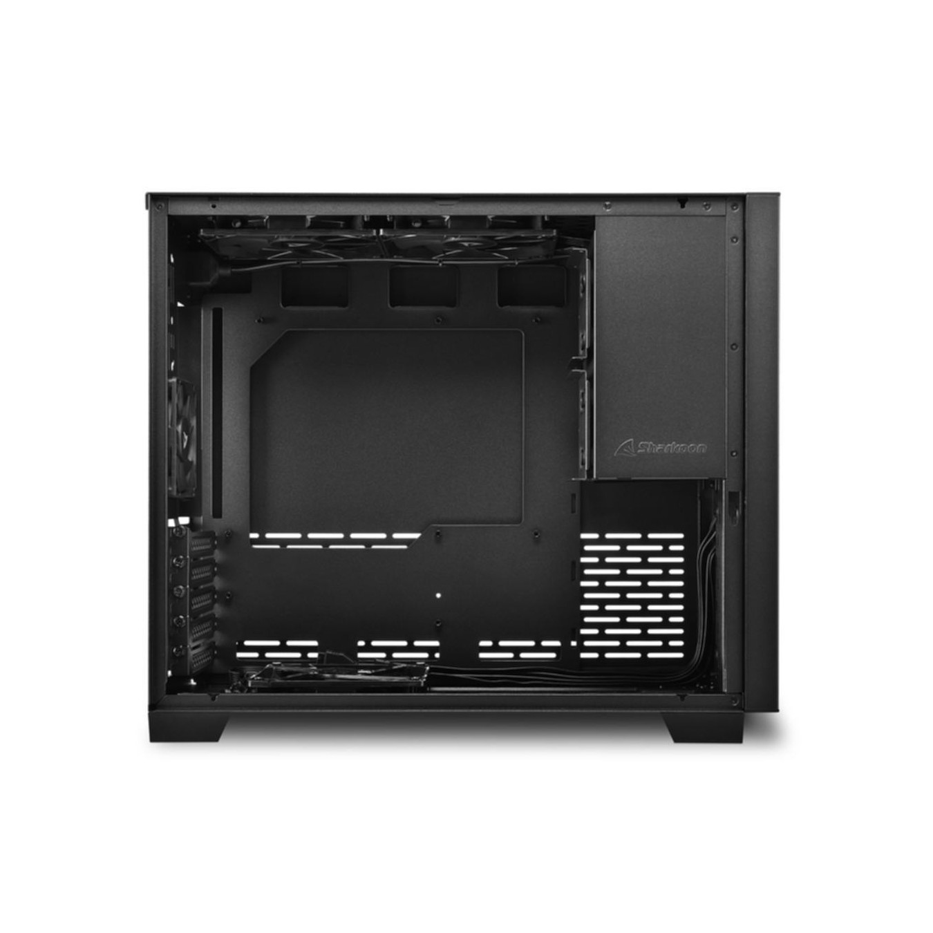 Sharkoon MS-Z1000 - Micro-ATX Tower Case - Tempered Glass, Steel Z-Front (Black) — Buy in Cyprus with Fast Delivery