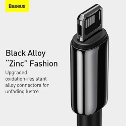 Buy Baseus Cable - Lightning to USB-A - Tungsten Gold - 1.0m - Black in Cyprus, Nicosia, Limassol, Larnaka, Pafos