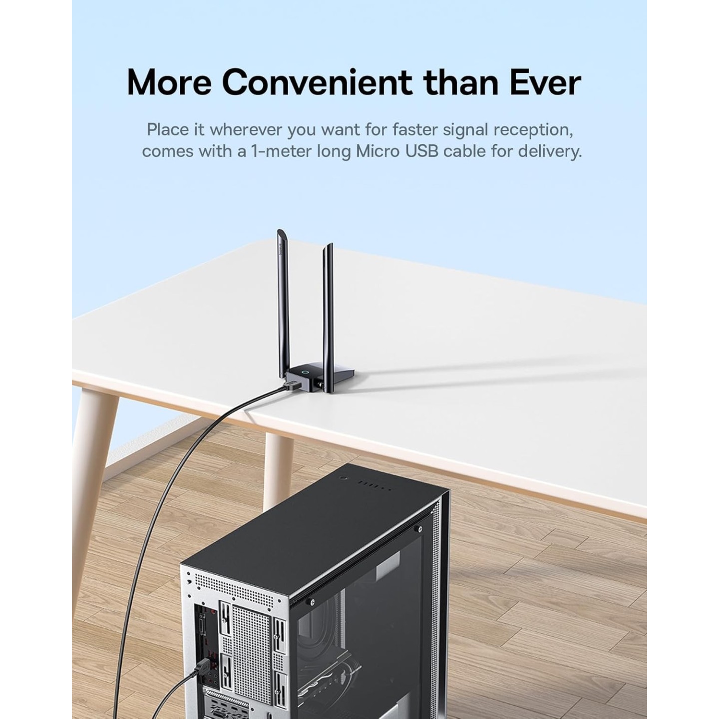 Baseus IT WiFi Adapter - 1800Mbps External Antenna FastJoy — Buy in Cyprus with Fast Delivery