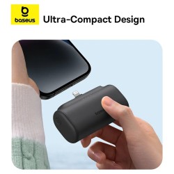 Baseus Powerbank - 20W 5000mAh Plug-In Lightning 20W Black — Buy in Cyprus with Fast Delivery