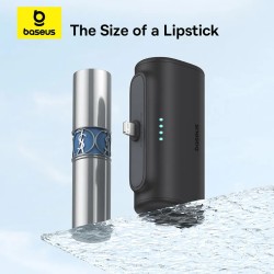 Baseus Powerbank - 20W 5000mAh Plug-In Lightning 20W Black — Buy in Cyprus with Fast Delivery
