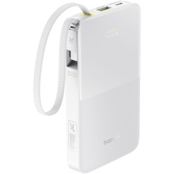 Buy Baseus Powerbank - FC51 - 22.5W 10000mAh + Display EnerFill Bipow2 Pro White in Cyprus, Nicosia, Limassol, Larnaka, Pafos