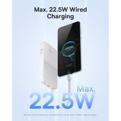 Buy Baseus Powerbank - FC51 - 22.5W 10000mAh + Display EnerFill Bipow2 Pro White in Cyprus, Nicosia, Limassol, Larnaka, Pafos